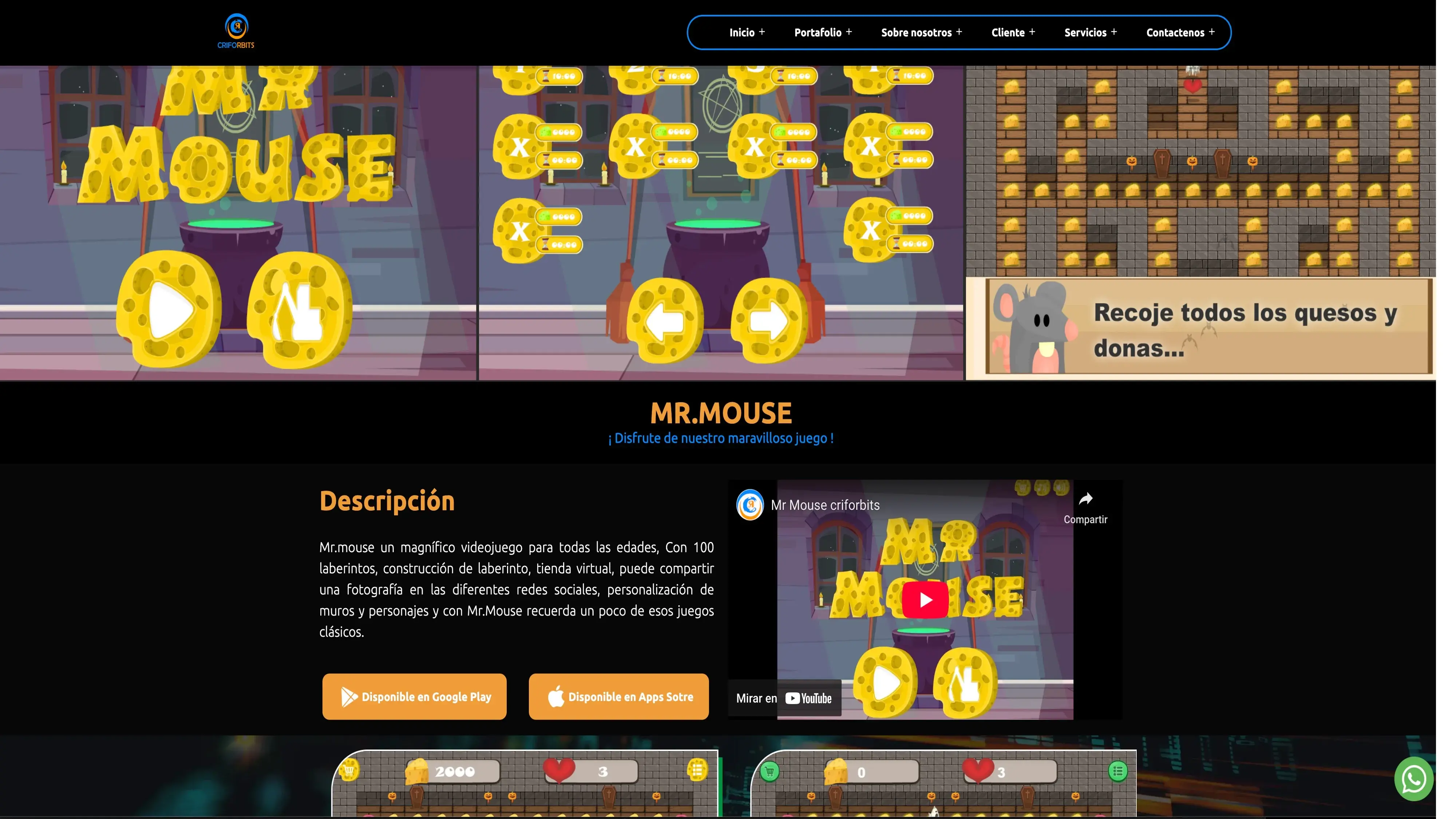 criforbits juegos para android ios gratis google play apps store game maker colombia desarollo de juegos